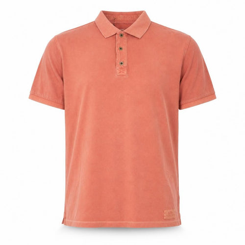 Gap Men's Red Cotton Polo Shirt Size L Regular Fit Short Sleeve