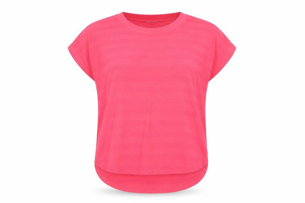 Next Women Pink Size 12 Short Sleeve Crew Neck T-Shirt