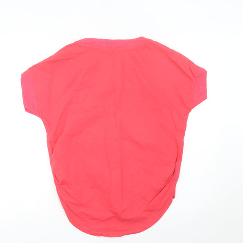 Next Women Pink Size 12 Short Sleeve Crew Neck T-Shirt