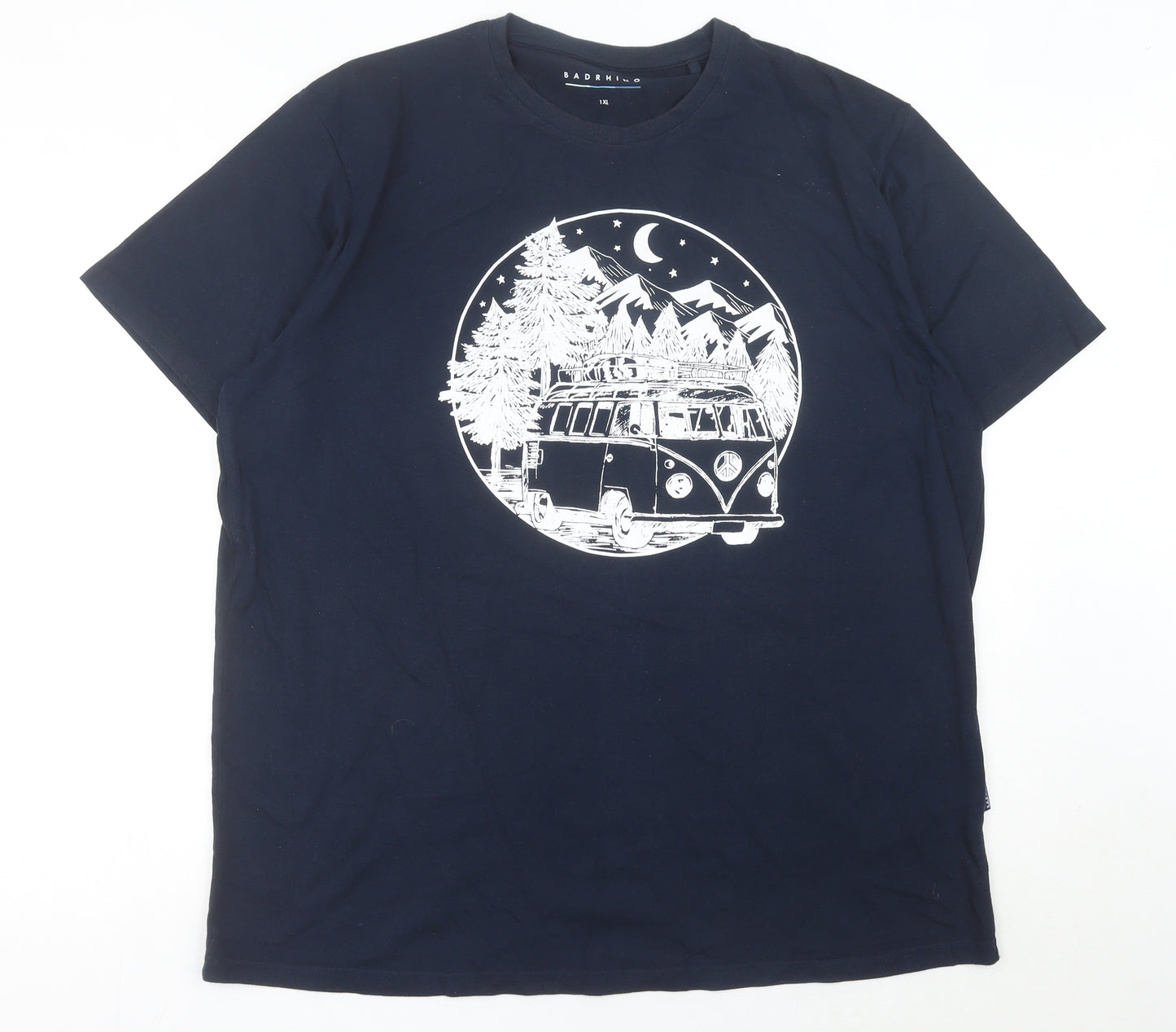 BadRhino Men’s Blue XL Graphic Outdoor Cotton T-Shirt