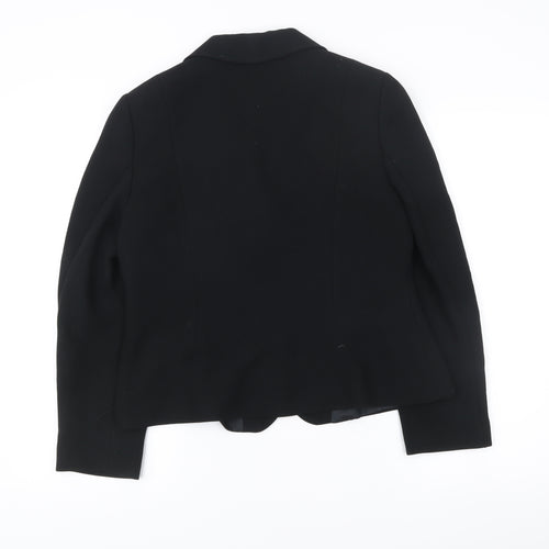 Precis Petite Womens Black Size 10 Tailored Suit Jacket Blazer