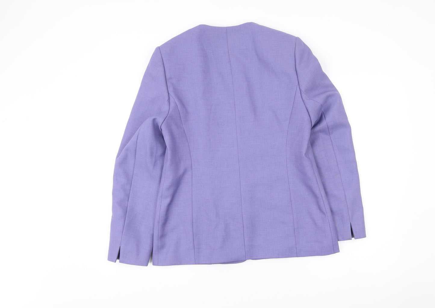 Debenhams Womens Purple Size 12 Tailored Blazer Jacket