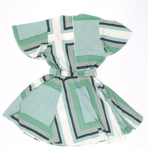 AX Paris Women’s Green Geometric Dress Size 8