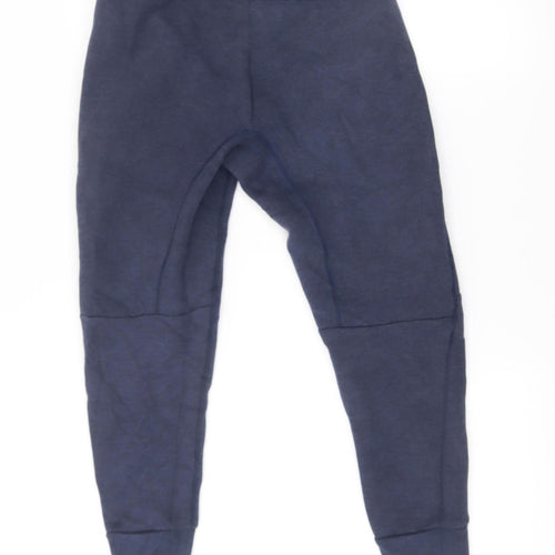 Nike Boys Blue Jogger Sweatpants Size 11 Years Cotton Blend Activewear