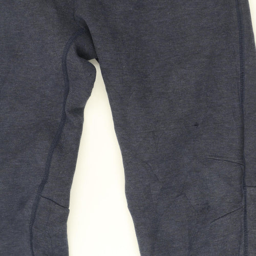 Nike Boys Blue Jogger Sweatpants Size 11 Years Cotton Blend Activewear