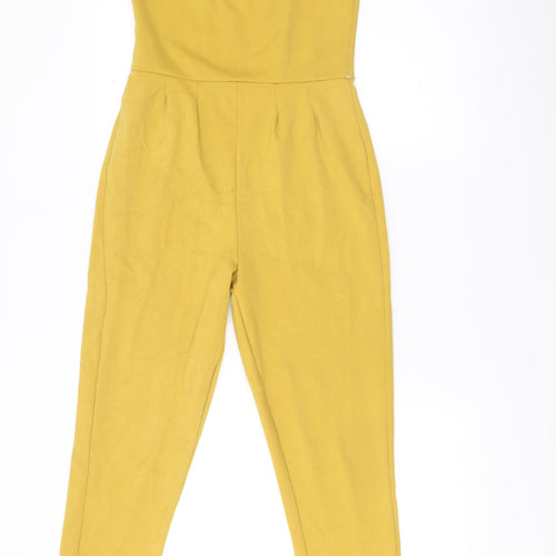 I-X London Women’s Yellow Size 10 Sleeveless Jumpsuit