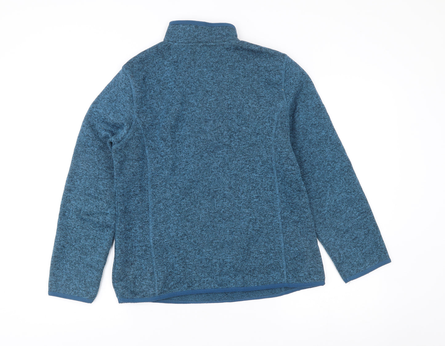 Crane Womens Blue Small 8-10 1/4 Zip Polyester Sweatshirt