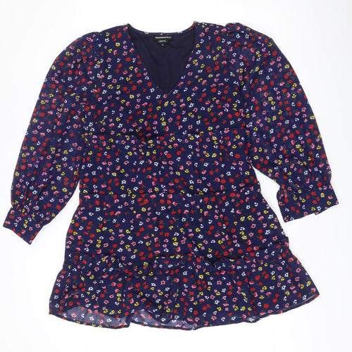 Wednesday's Girl Women's Multicoloured Floral Skater Dress Size S