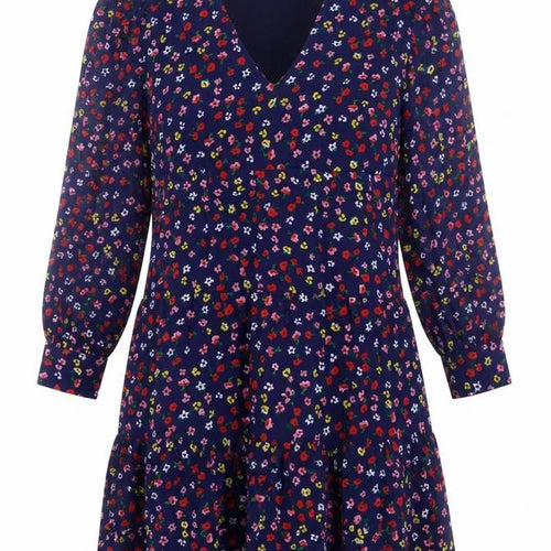 Wednesday's Girl Women's Multicoloured Floral Skater Dress Size S