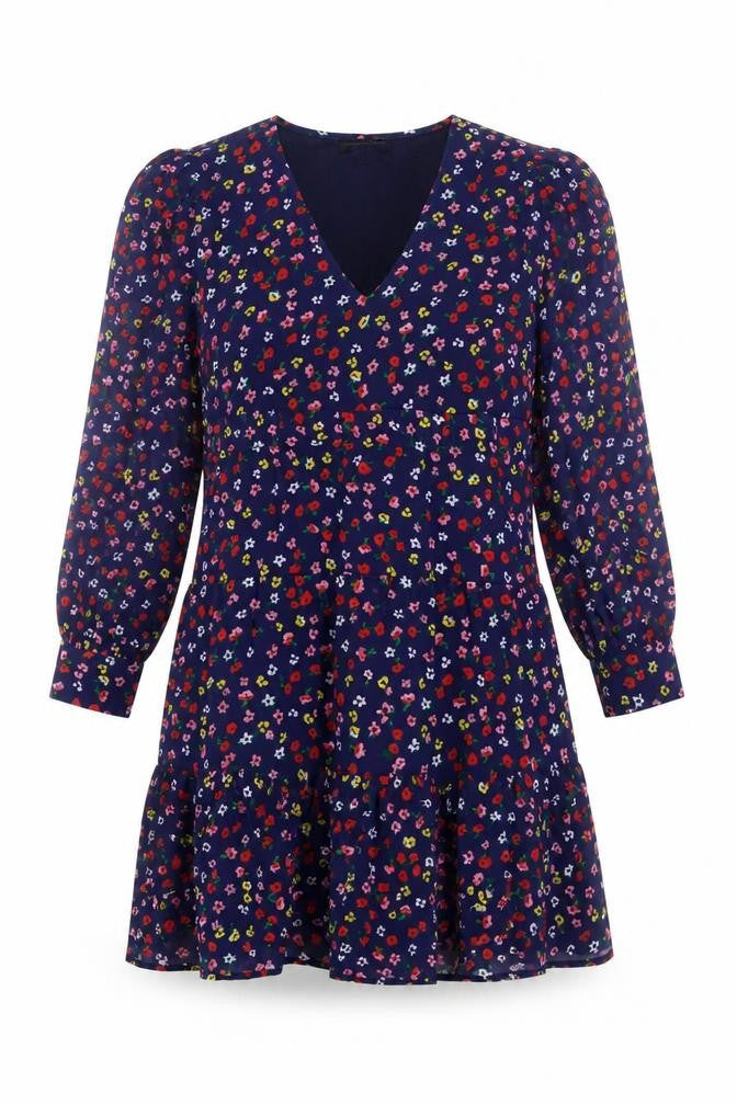 Wednesday's Girl Women's Multicoloured Floral Skater Dress Size S