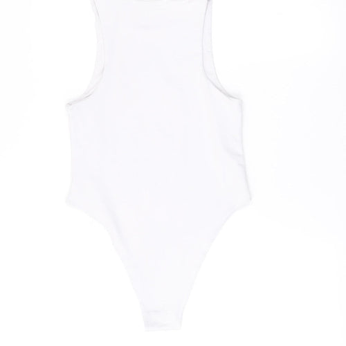 Quiz Women’s White Size 8 Camisole Tank Top Slim Fit Sleeveless