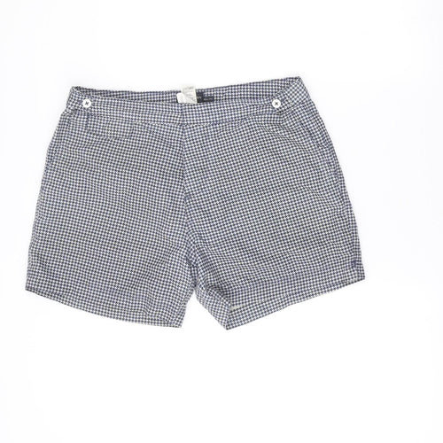 Marks and Spencer Men’s Blue Houndstooth Swim Shorts Size 34 David Gandy