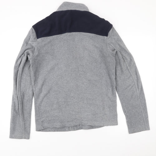 Tommy Hilfiger Men’s Grey Full Zip Fleece Sweatshirt Size M