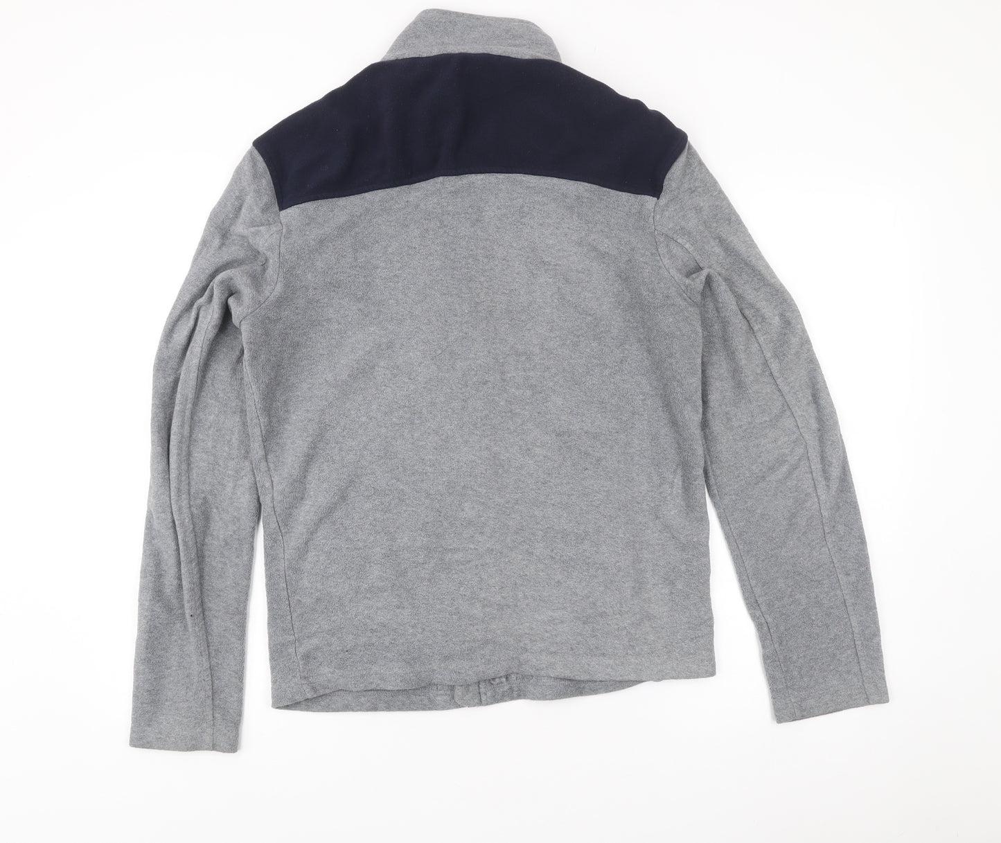 Tommy Hilfiger Men’s Grey Full Zip Fleece Sweatshirt Size M