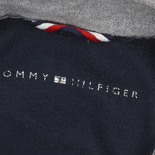 Tommy Hilfiger Men’s Grey Full Zip Fleece Sweatshirt Size M