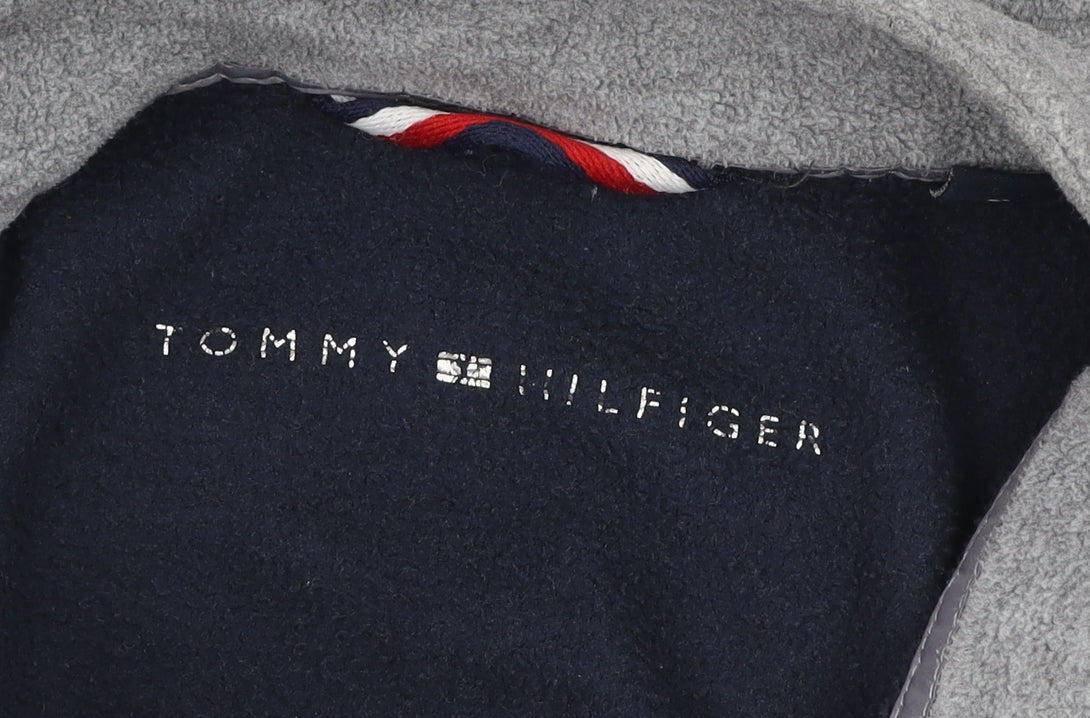 Tommy Hilfiger Men’s Grey Full Zip Fleece Sweatshirt Size M