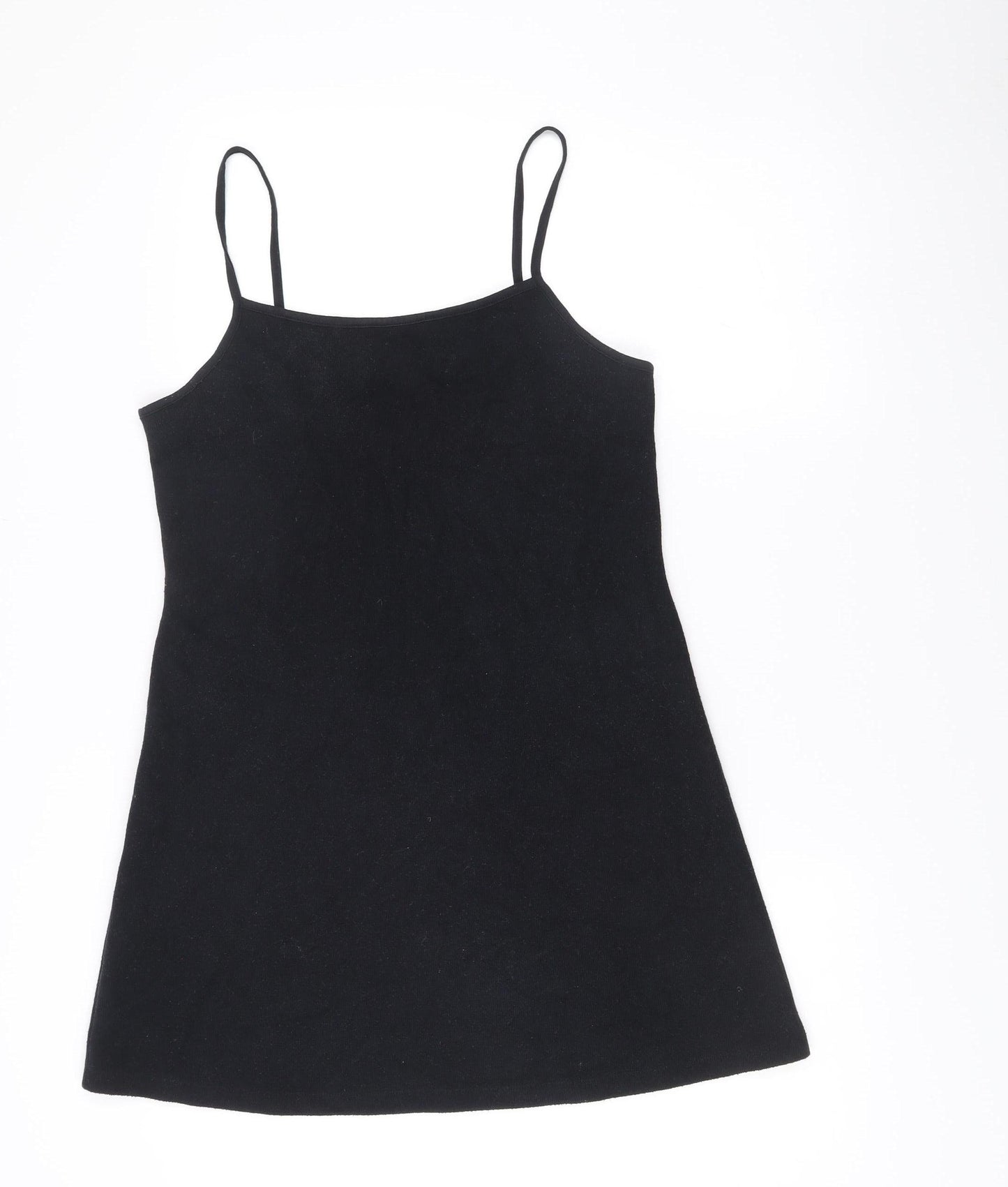 ASOS Design Women’s Black Size 12 Slip Mini Dress Sleeveless
