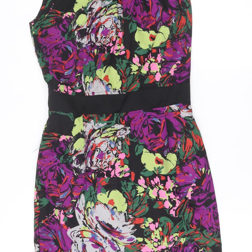 Clements Ribeiro Women’s Multicoloured Floral Strapless Bodycon Dress Size 10