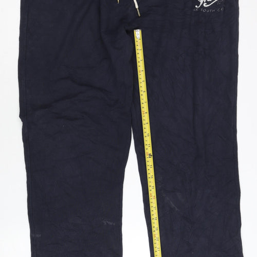 Fatface Womens Blue Size 18 Sweatpants Trousers Cotton Blend