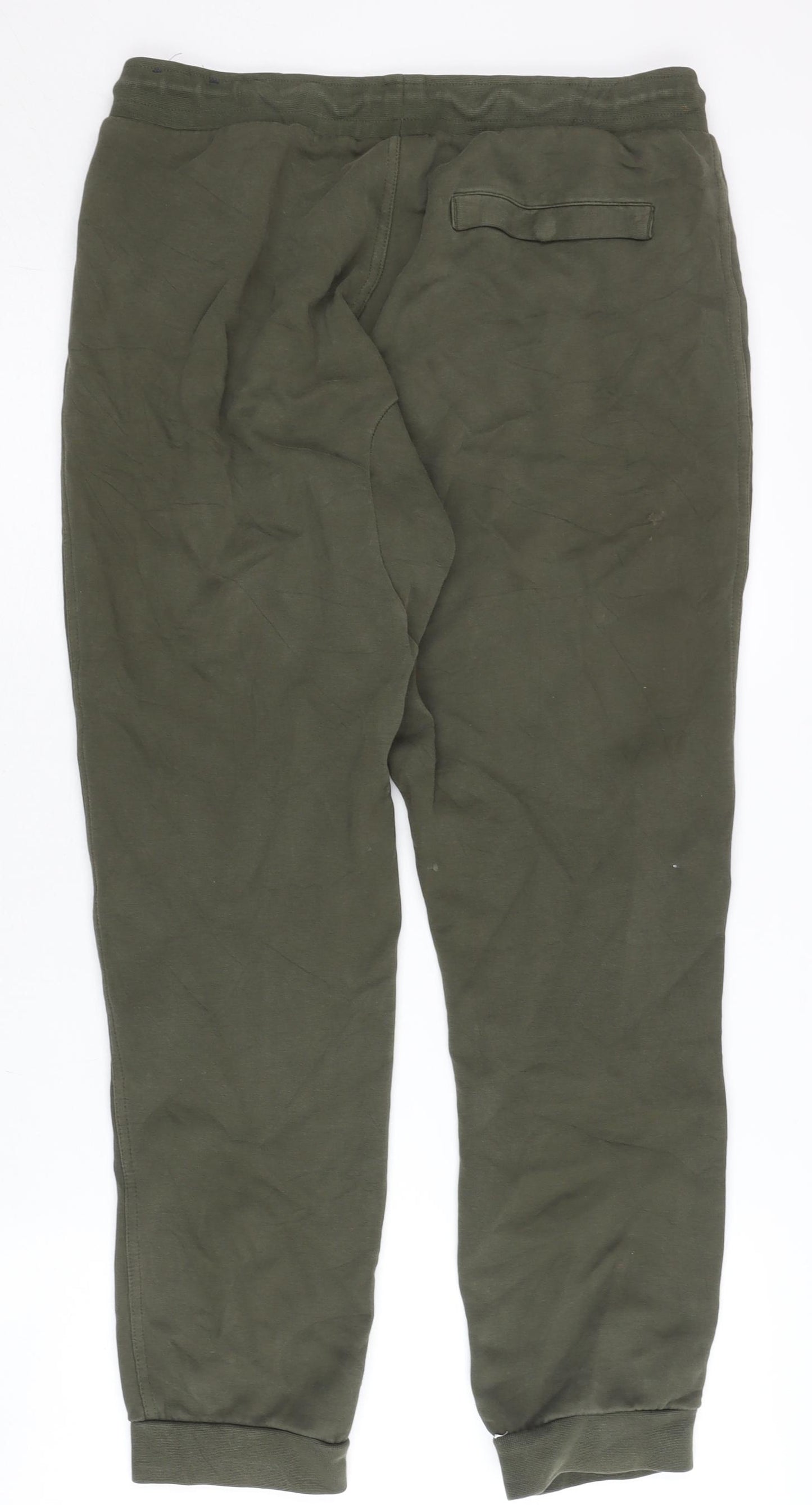Nike Men’s Green Jogger Trousers L Sportswear Cotton Blend