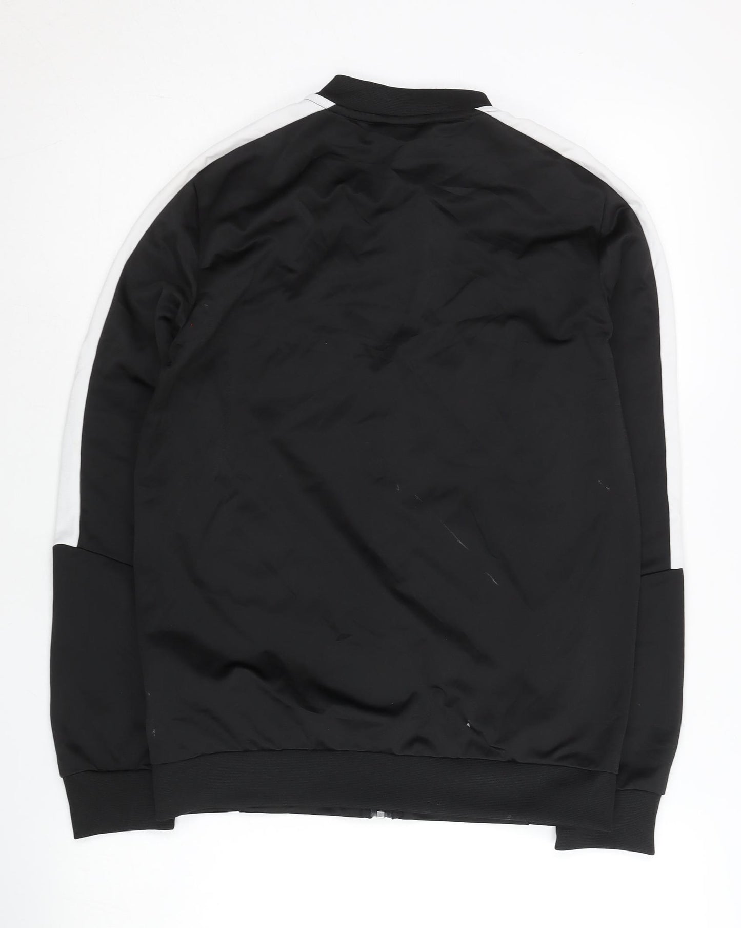 Puma Boys Black Track Jacket 13-14 Years Full Zip Lightweight Activewear