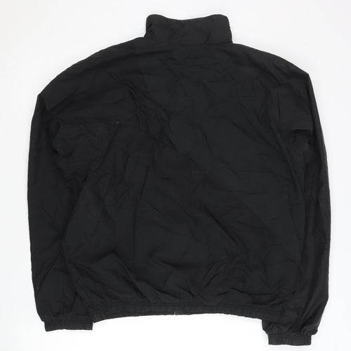 Adidas Men’s Black Track Jacket S Regular Fit Full Zip Sportswear