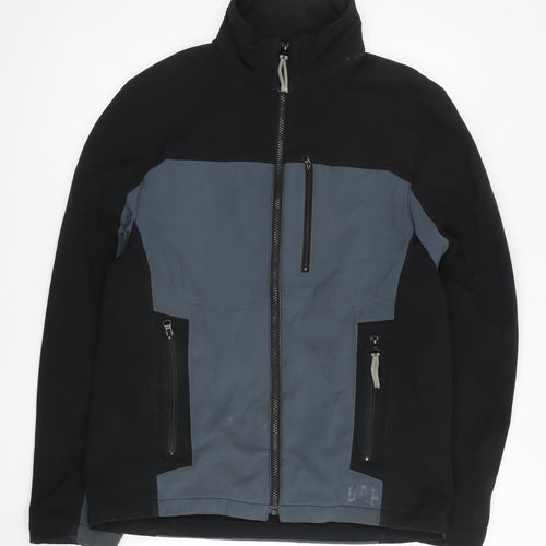 Gap Men’s Black Grey Softshell Jacket Size S Hiking Casual