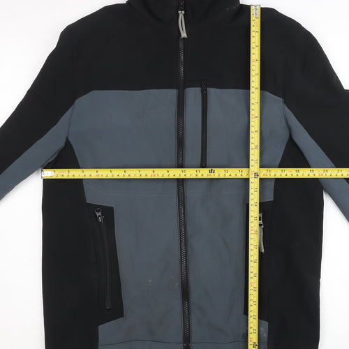 Gap Men’s Black Grey Softshell Jacket Size S Hiking Casual