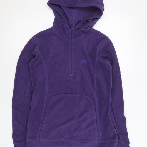 Trespass Womens Purple Fleece Hoodie 2XS Pullover Hiking Outdoor