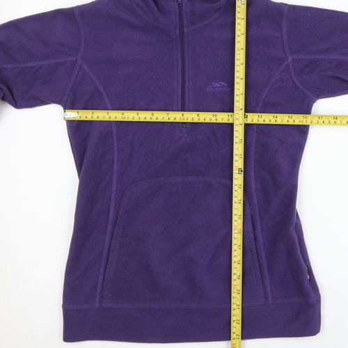 Trespass Womens Purple Fleece Hoodie 2XS Pullover Hiking Outdoor