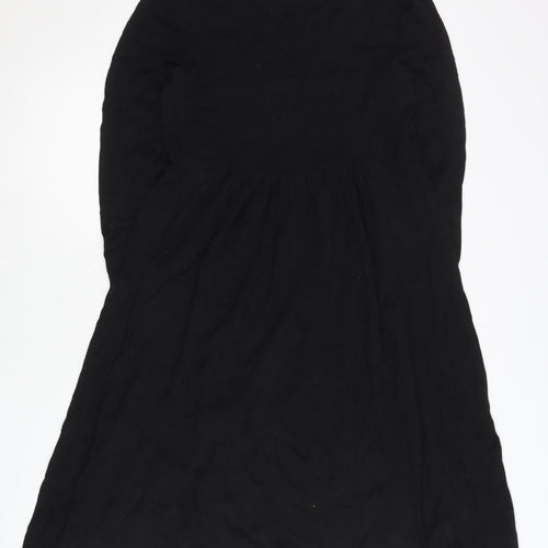 ASOS Maternity Women's Black Knee Length A-Line Dress Size 10