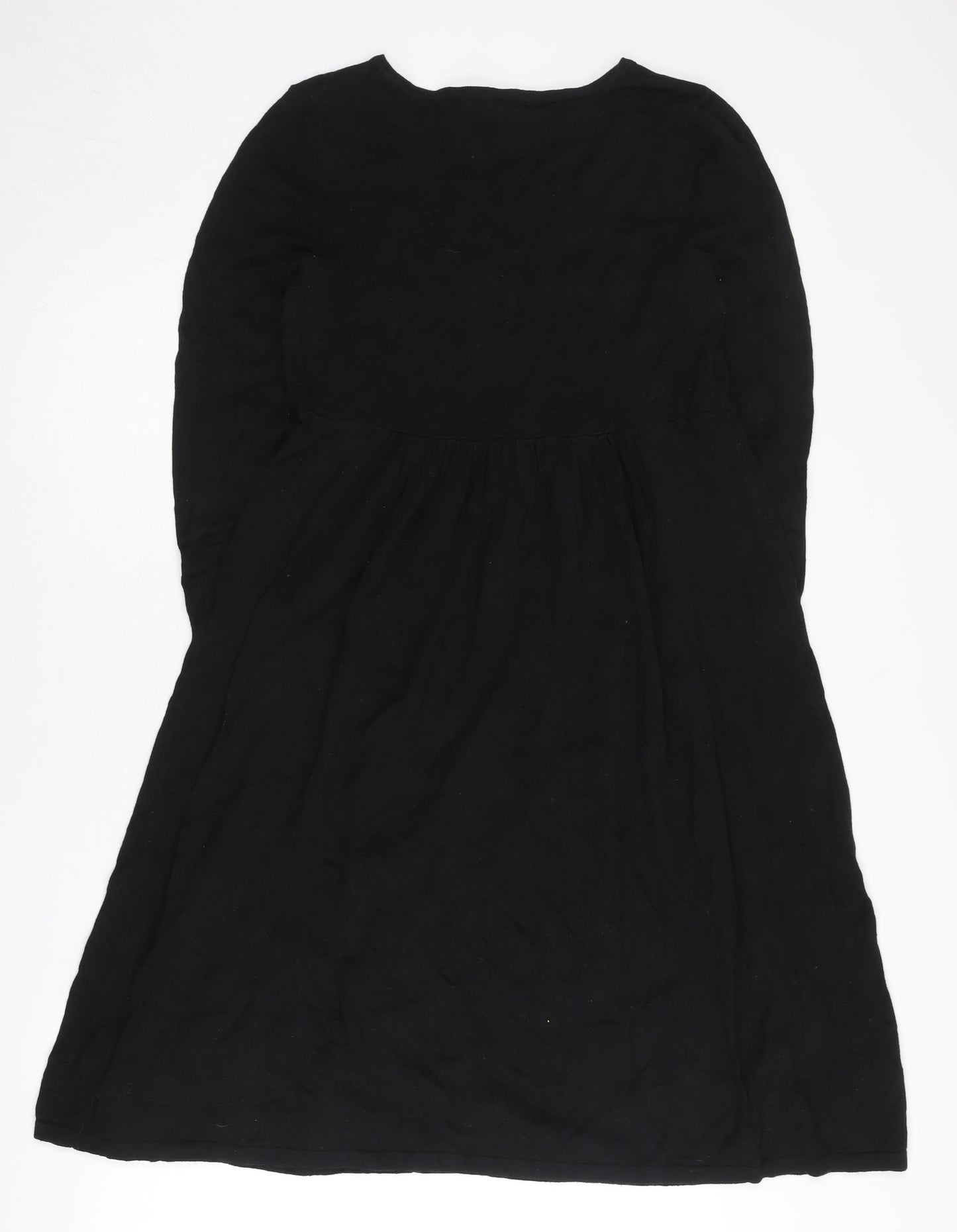 ASOS Maternity Women's Black Knee Length A-Line Dress Size 10