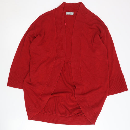 Marks and Spencer Women’s Red Acrylic Knit Cardigan M