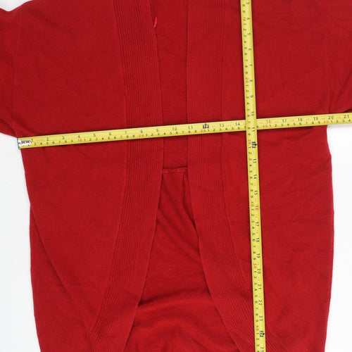 Marks and Spencer Women’s Red Acrylic Knit Cardigan M