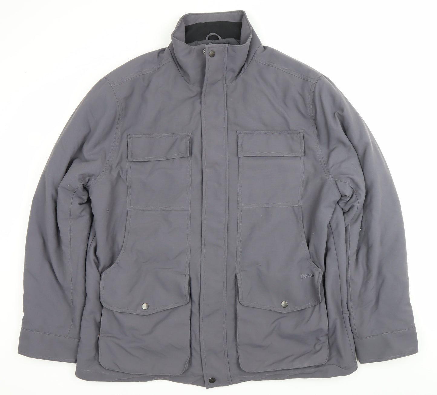 Rohan Men's XL Grey Parka Jacket Windproof Lined Pockets