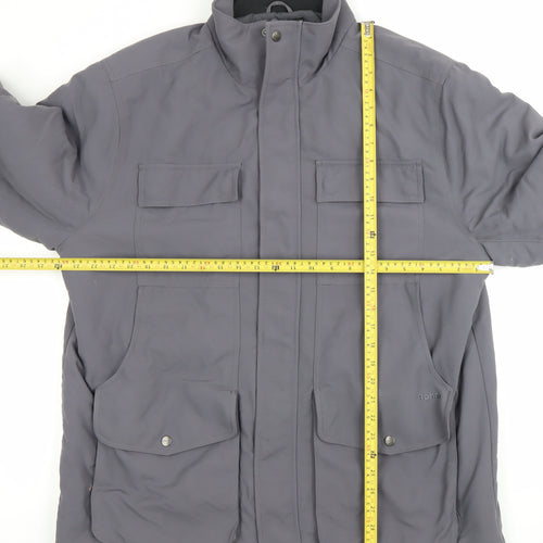 Rohan Men's XL Grey Parka Jacket Windproof Lined Pockets