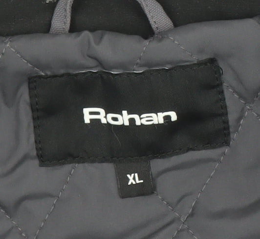 Rohan Men's XL Grey Parka Jacket Windproof Lined Pockets