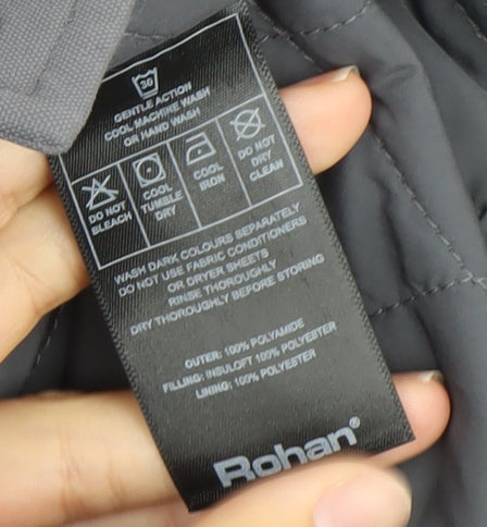 Rohan Men's XL Grey Parka Jacket Windproof Lined Pockets