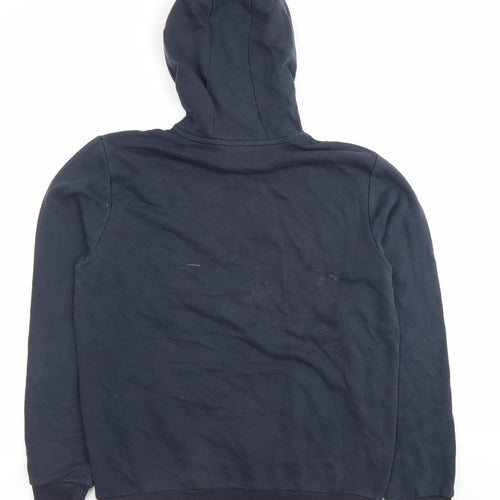 Marvel Men’s Blue Pullover Hoodie M Regular Fit Graphic Logo