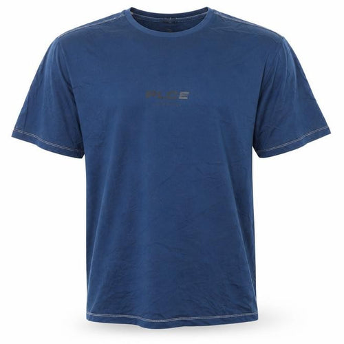 883 Police Mens Blue 2XL Cotton Crew Neck Short Sleeve T-Shirt