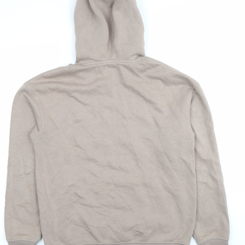Jack & Jones Mens Beige Pullover Hoodie Size M Originals Logo