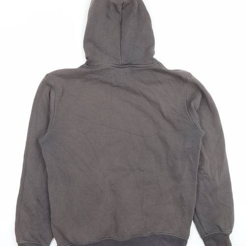 Nicce Men’s Grey Pullover Hoodie Small Logo Fleece Sweatshirt