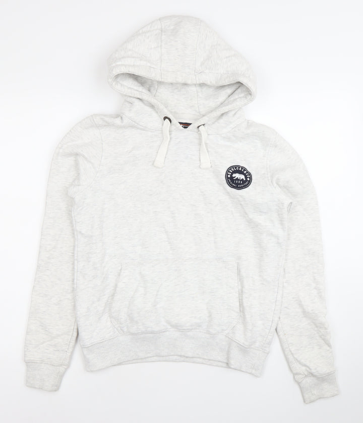 SoulCal & Co Womens Grey Pullover Hoodie UK 10 Regular Fit