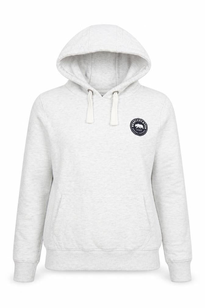 Front view of SoulCal women’s grey pullover hoodie uk 10 regular fit