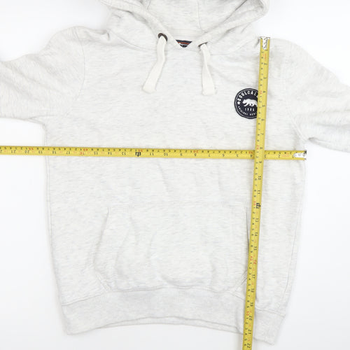 SoulCal & Co Womens Grey Pullover Hoodie UK 10 Regular Fit