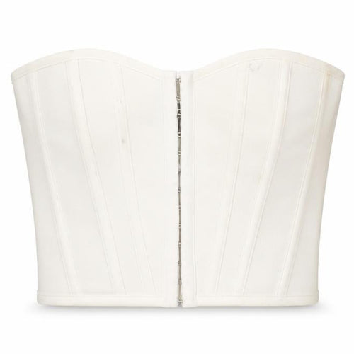 PrettyLittleThing Women White Size 6 Strapless Slim Fit Camisole Top
