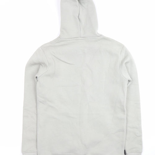 Gym King Men’s Grey Pullover Hoodie XS Slim Fit Logo Hooded