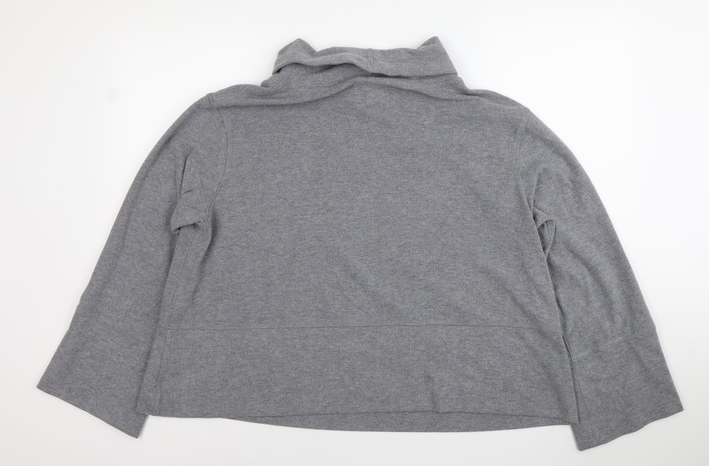Next Women Grey Cowl Neck Pullover Sweatshirt Size 14