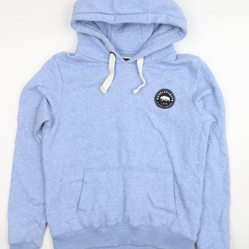 SoulCal&Co Womens Blue Pullover Hoodie Size 10 Regular Fit Logo Casual