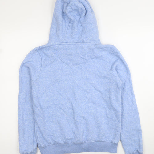 SoulCal&Co Womens Blue Pullover Hoodie Size 10 Regular Fit Logo Casual